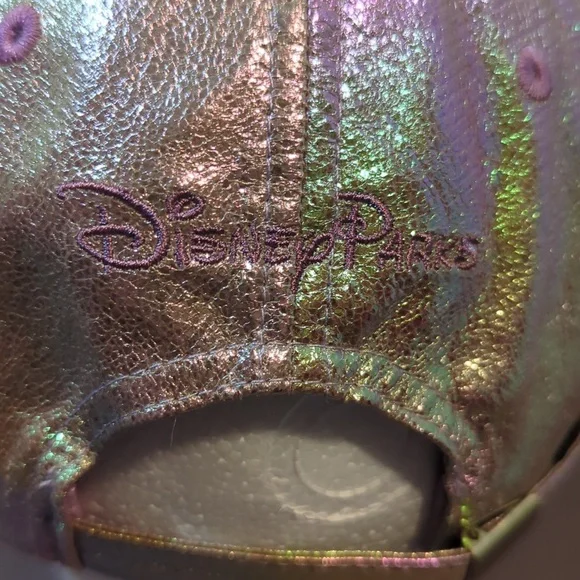 Disney Parks Earidescent Pink Mickey Mouse Hat 50th Anniversary Cap Hat - Picture 5 of 9